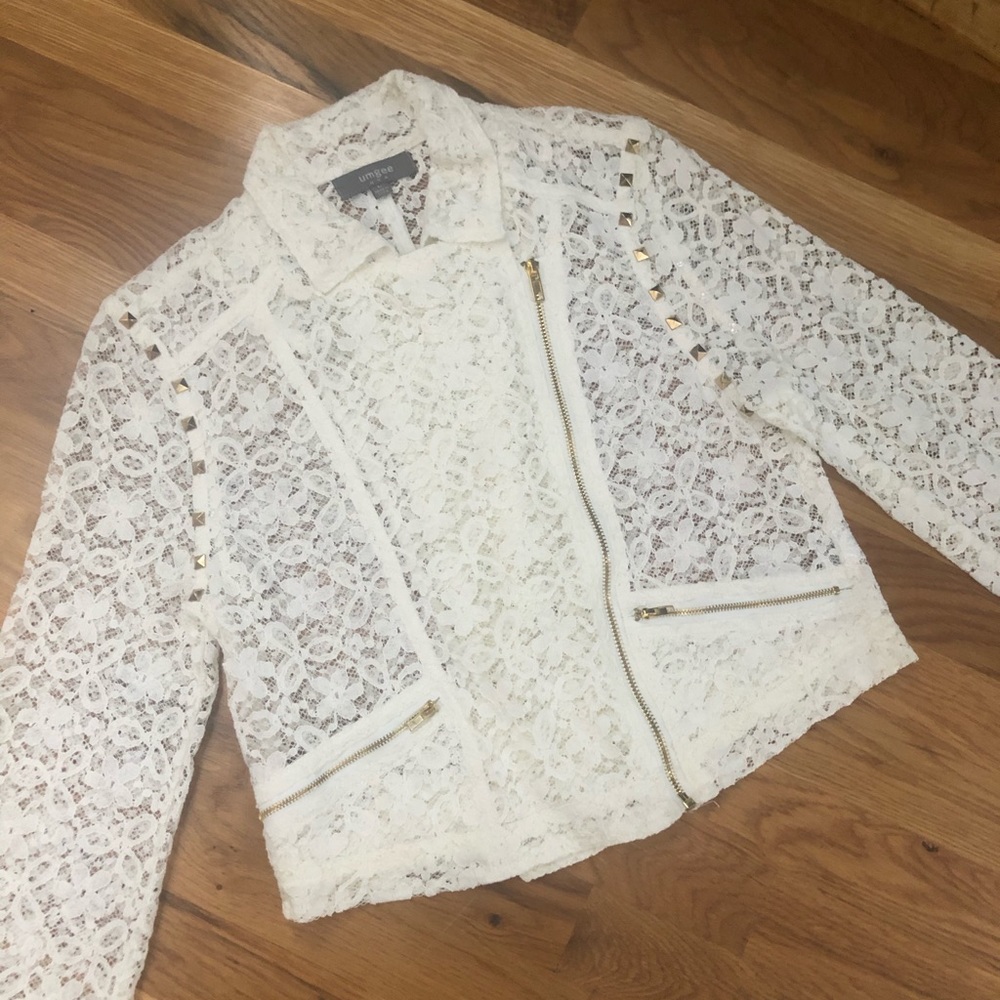 Umgee lace accent jacket / zip up